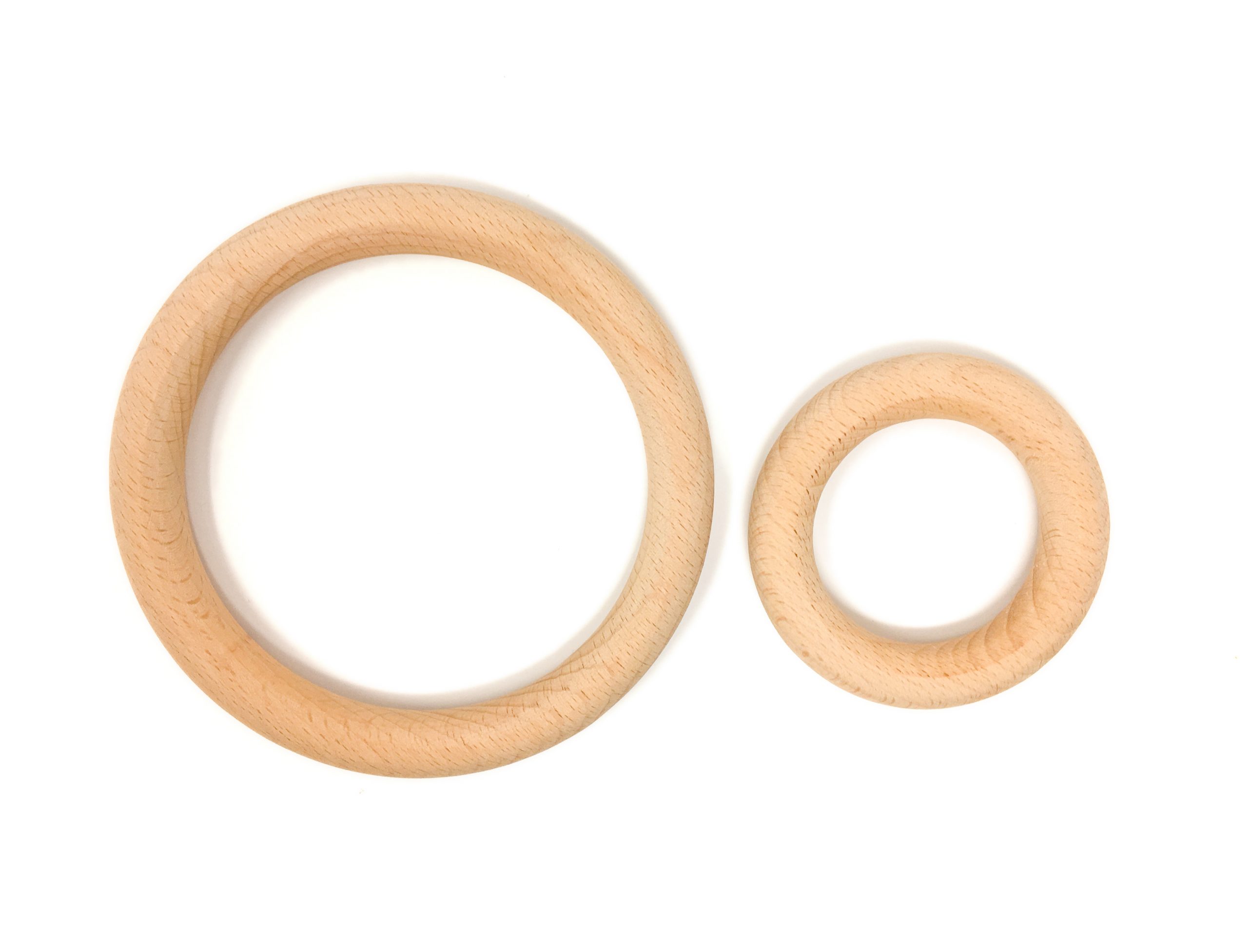 Grapat 3 Anelli Medi anelli in legno 8 cm