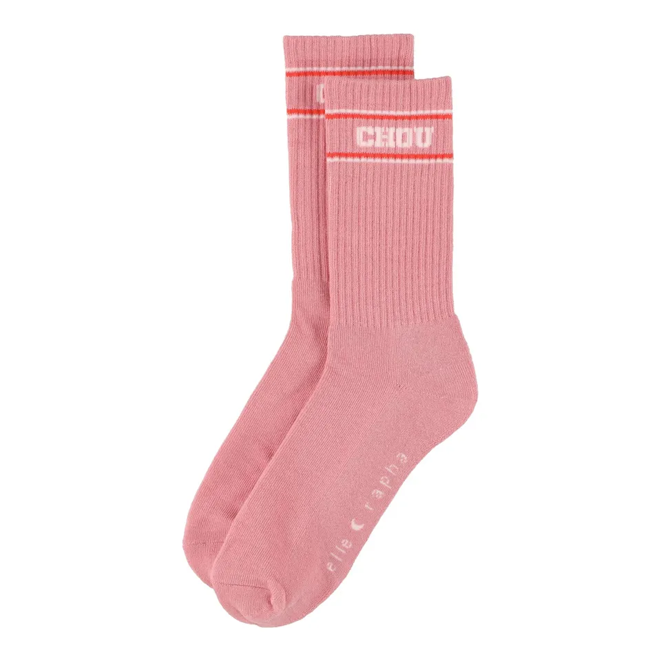 Ella and Rapha Chouchou calzini rosa 37-41 cotone