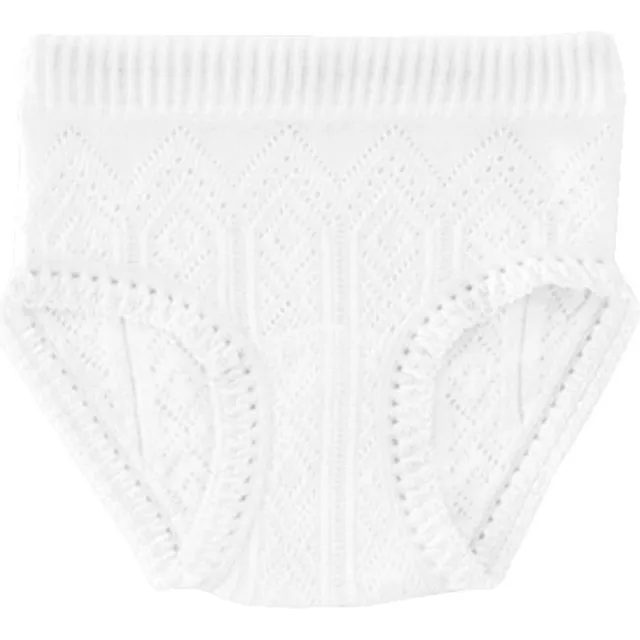 Babidu slip bambina cotone bianco 100% cotone