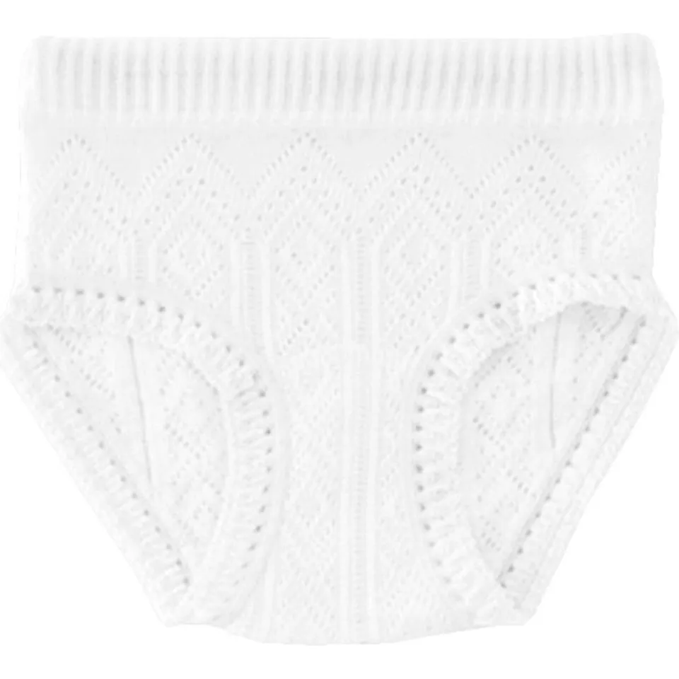 Babidu slip bambina cotone bianco 100% cotone