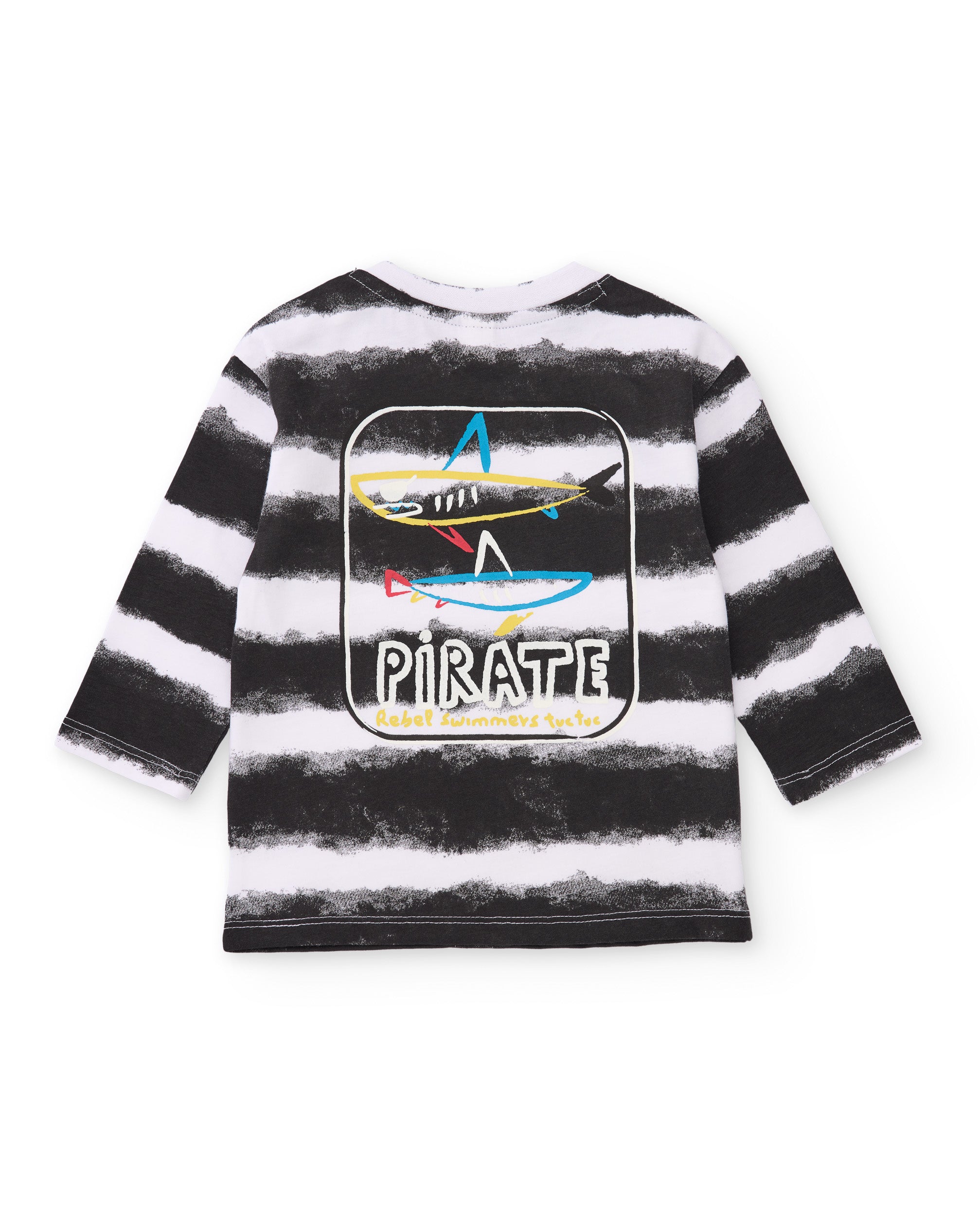 Tuc Tuc maglia bambino pirata righe manica lunga