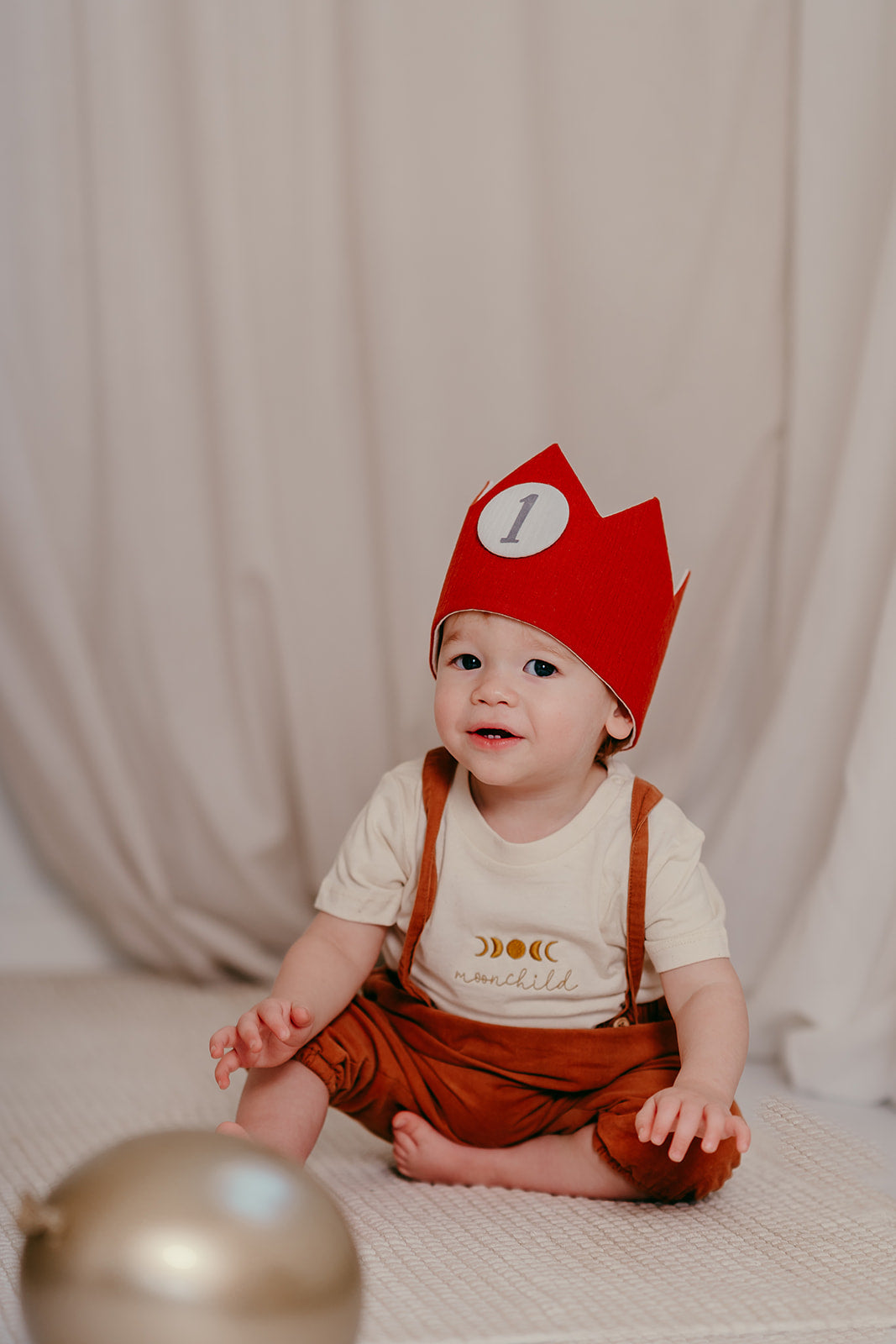 Ella and Rapha Moonchild t-shirt avorio cotone organico bimbo