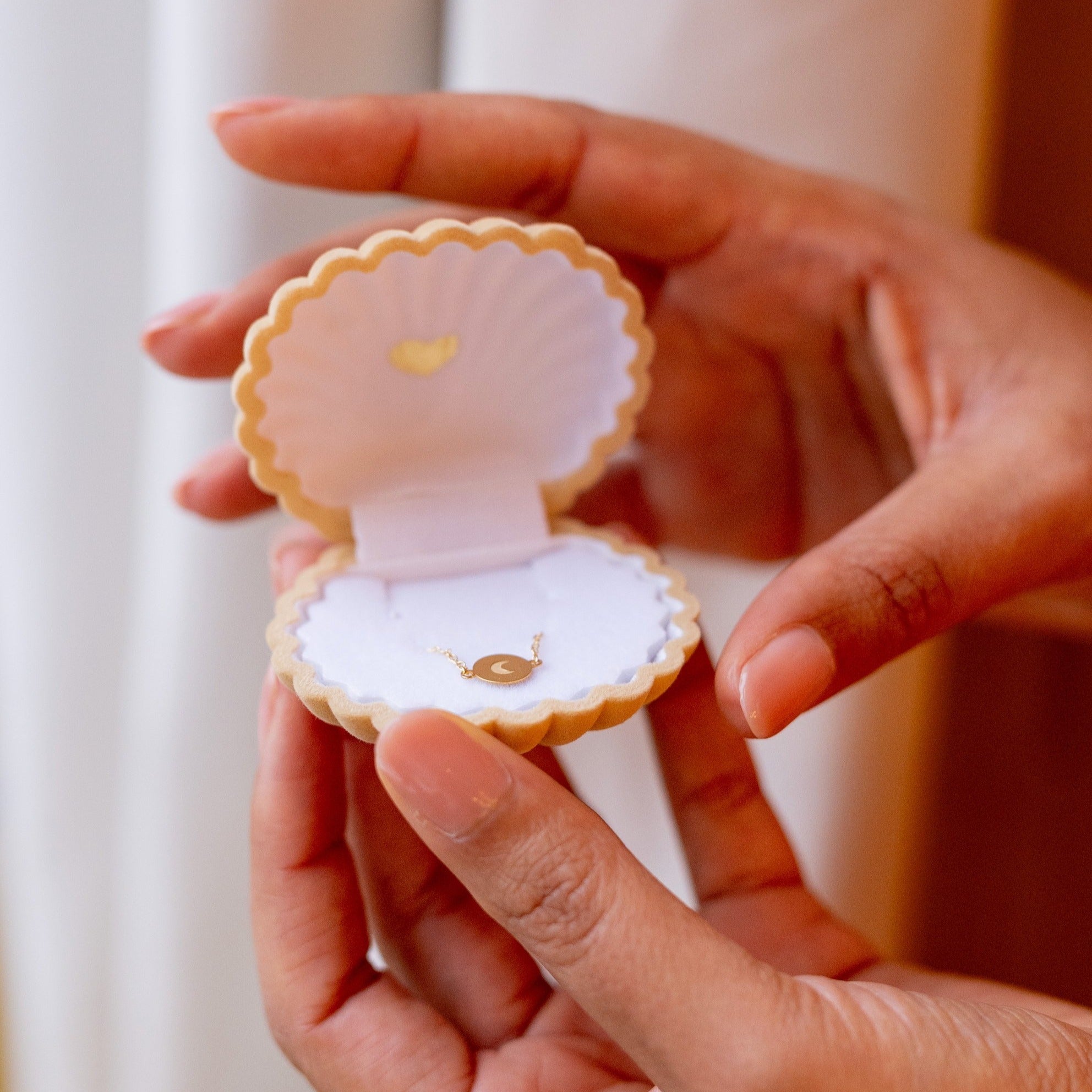 Ella and Rapha To The Moon bracciale oro donna argento