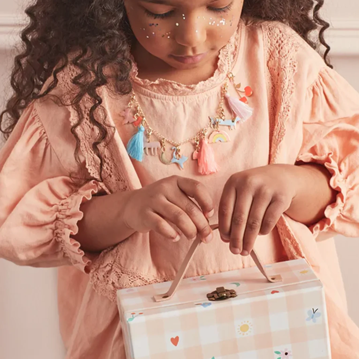Meri Meri Valigetta Charm Collana calendario avvento 8 anni