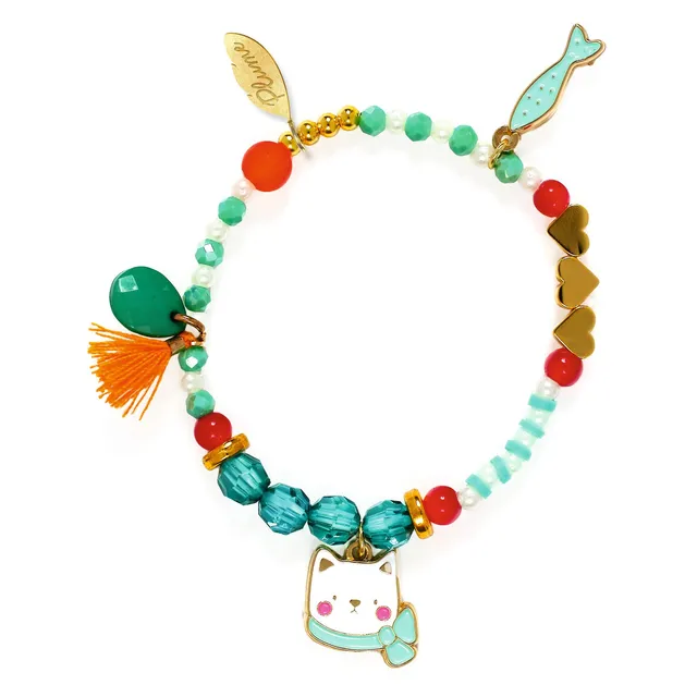 Djeco Hanaé Cat Collection braccialetto gatto elastico 3+