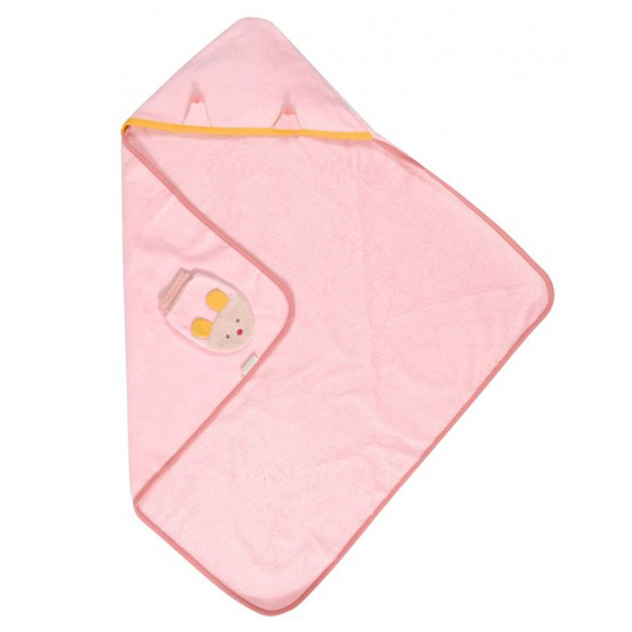 Moulin Roty Mademoiselle et Ribambelle Accappatoio 80x80