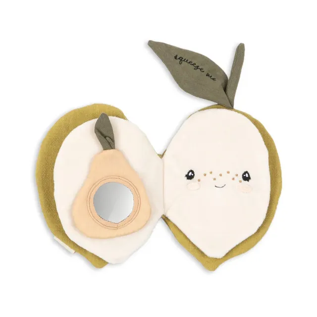 Konges Sløjd Lemon libro di stoffa sensoriale 16 cm