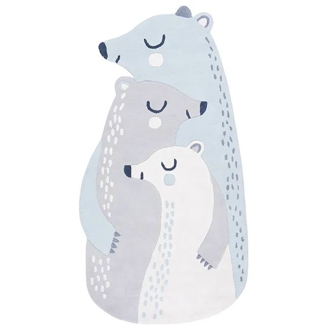 Lilipinso Artic Dream tappeto cotone orsi 90x170