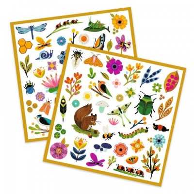 Djeco Garden Adesivi Bambini 160 Stickers 20 cm