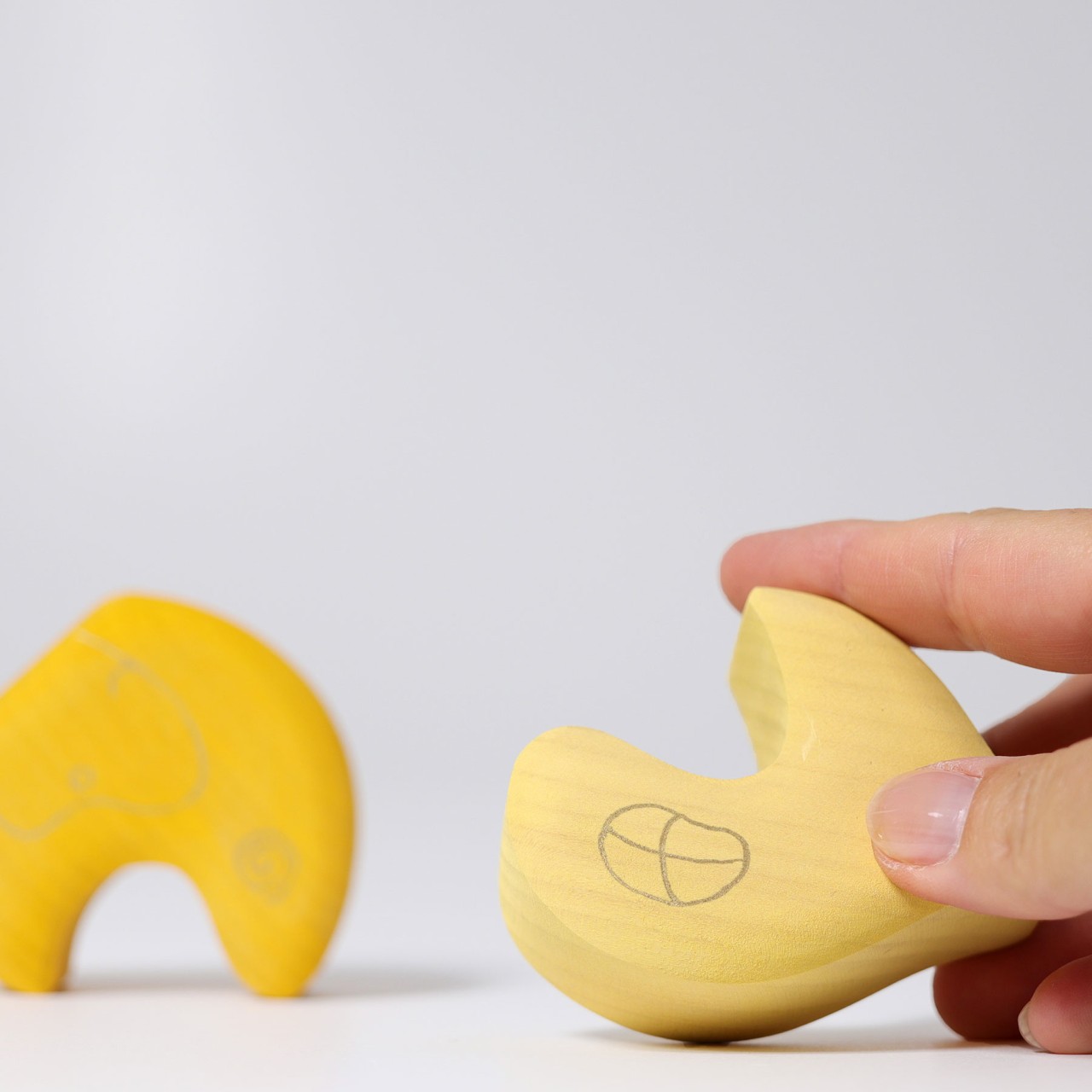 Grimm's Onion Casa Set Costruzioni Legno 2 pezzi giallo