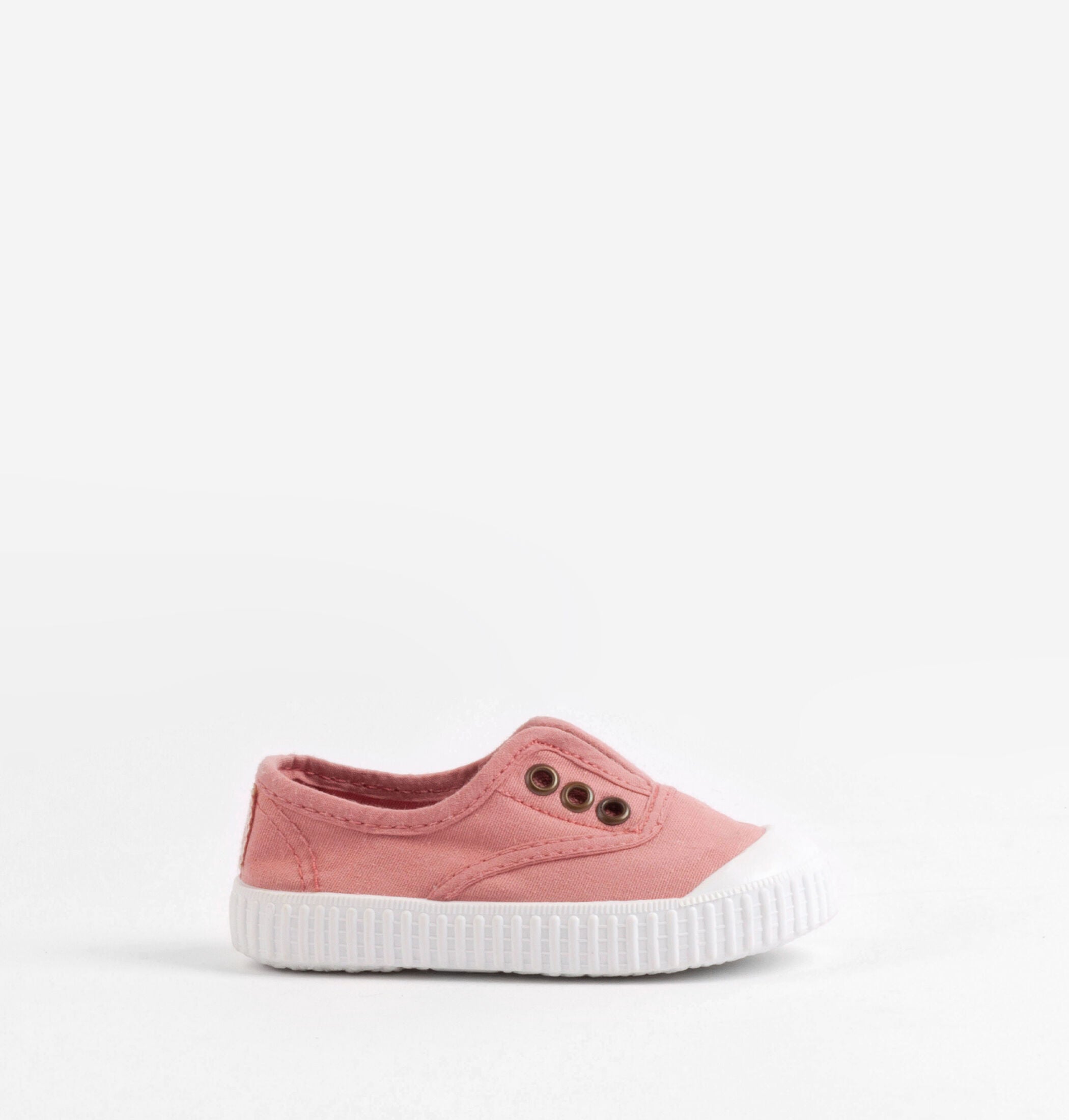 Victoria sneakers tela bimba rosa nude cotone ecologico