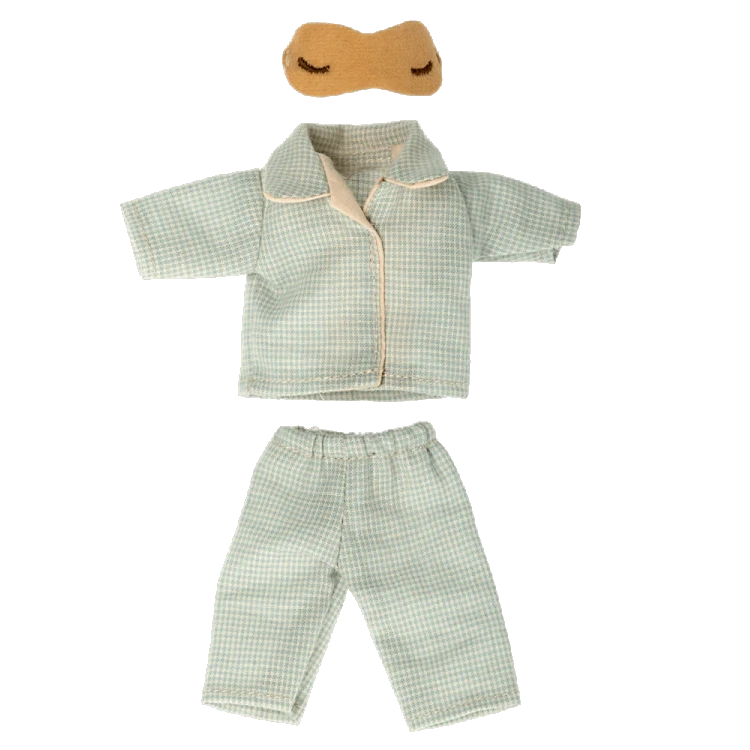 Maileg Papà Topo Pigiama Vestiti Cotone Mamma Papà