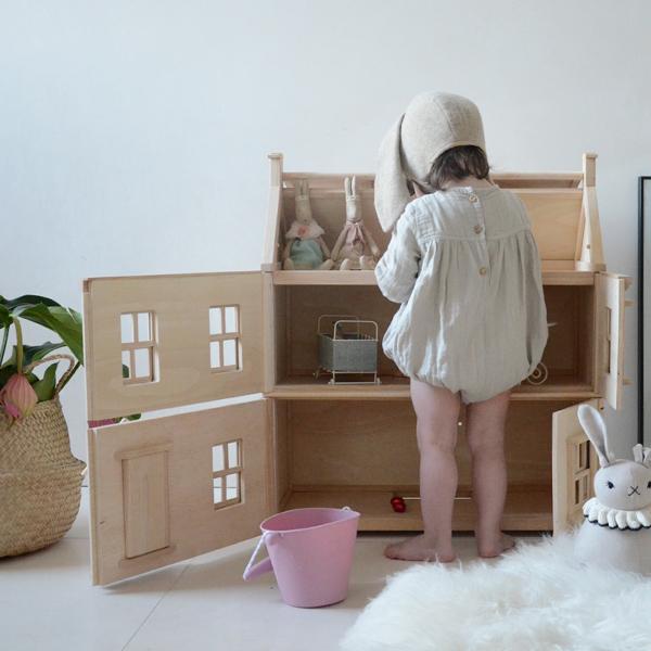 Plan Toys Victorian Dollhouse casa bambole legno 73 cm