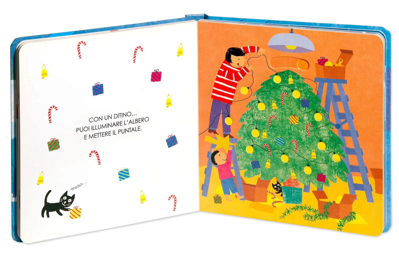La Coccinella Scorri e gioca Sotto l'albero libro cartonato 12 pagine