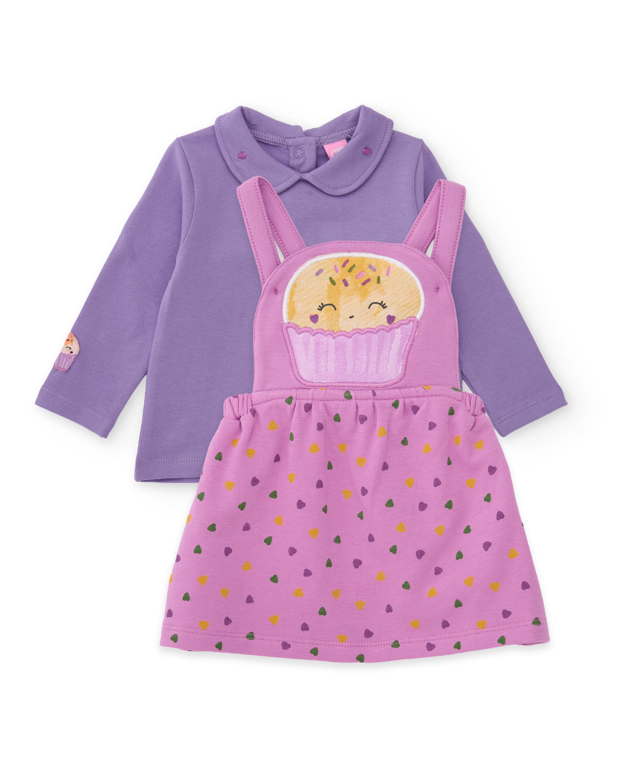 Tuc Tuc Muffins World completo neonata viola 2 pezzi