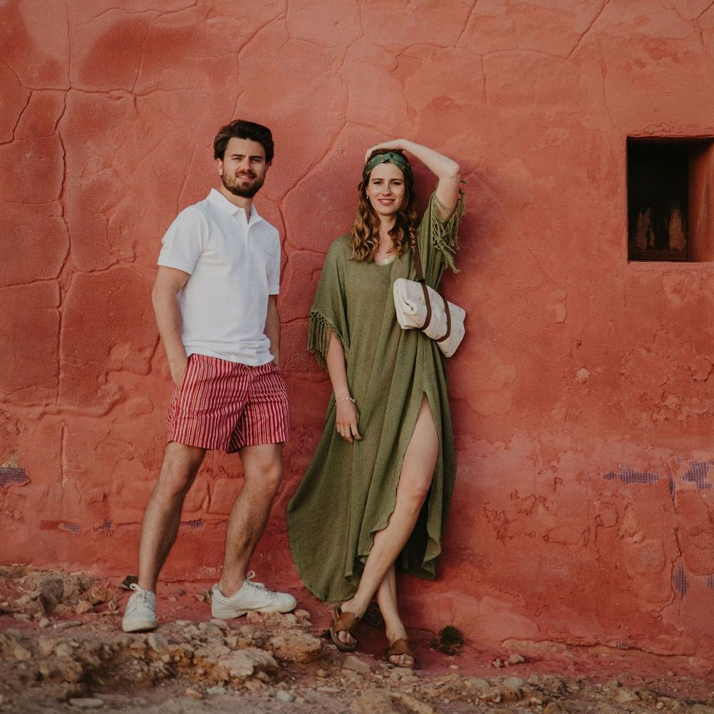 Ella and Rapha Out of Office polo uomo bianca casual