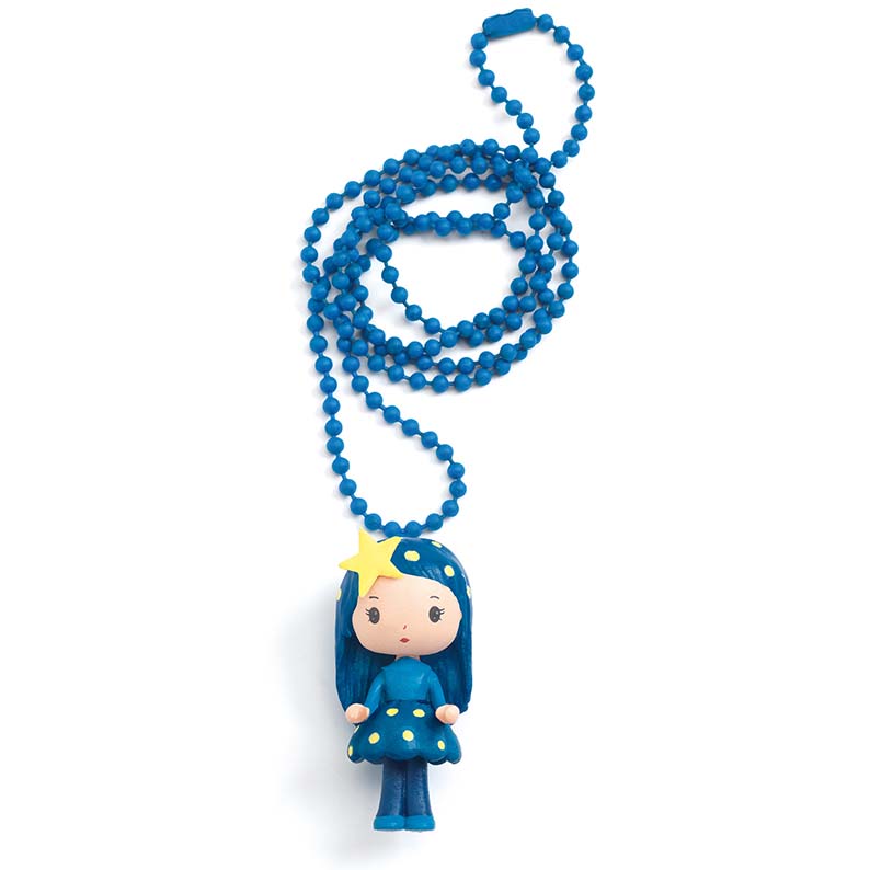 Djeco Tinyly Luz collana con ciondolo in vinile