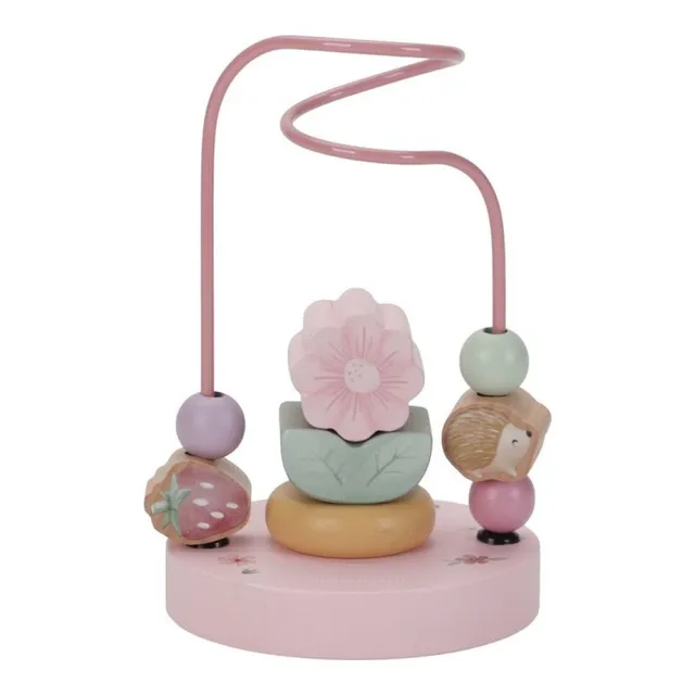 Little Dutch Fairy Garden spirale perline legno riccio