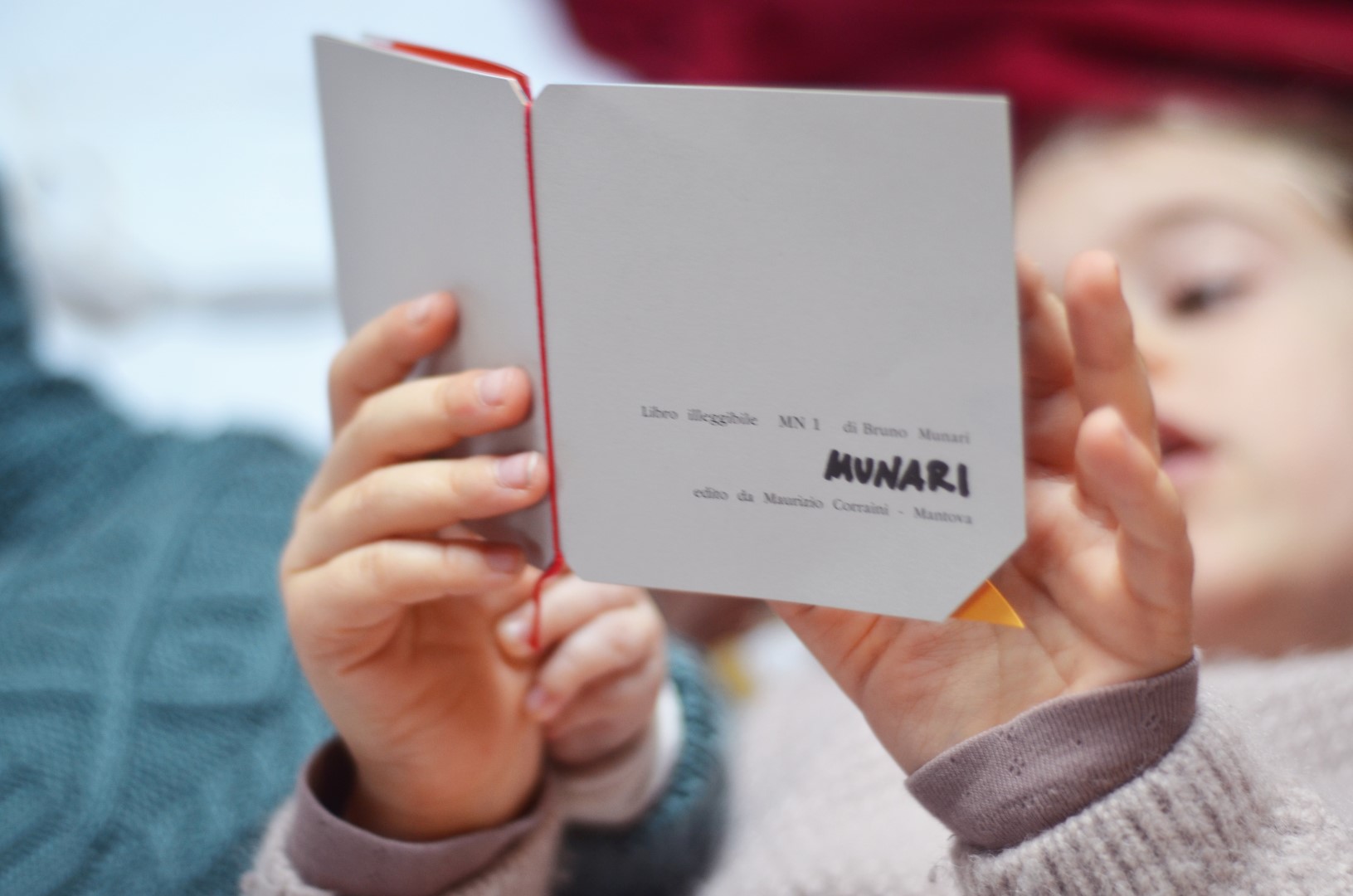 Corraini MN 1 libro illeggibile Munari