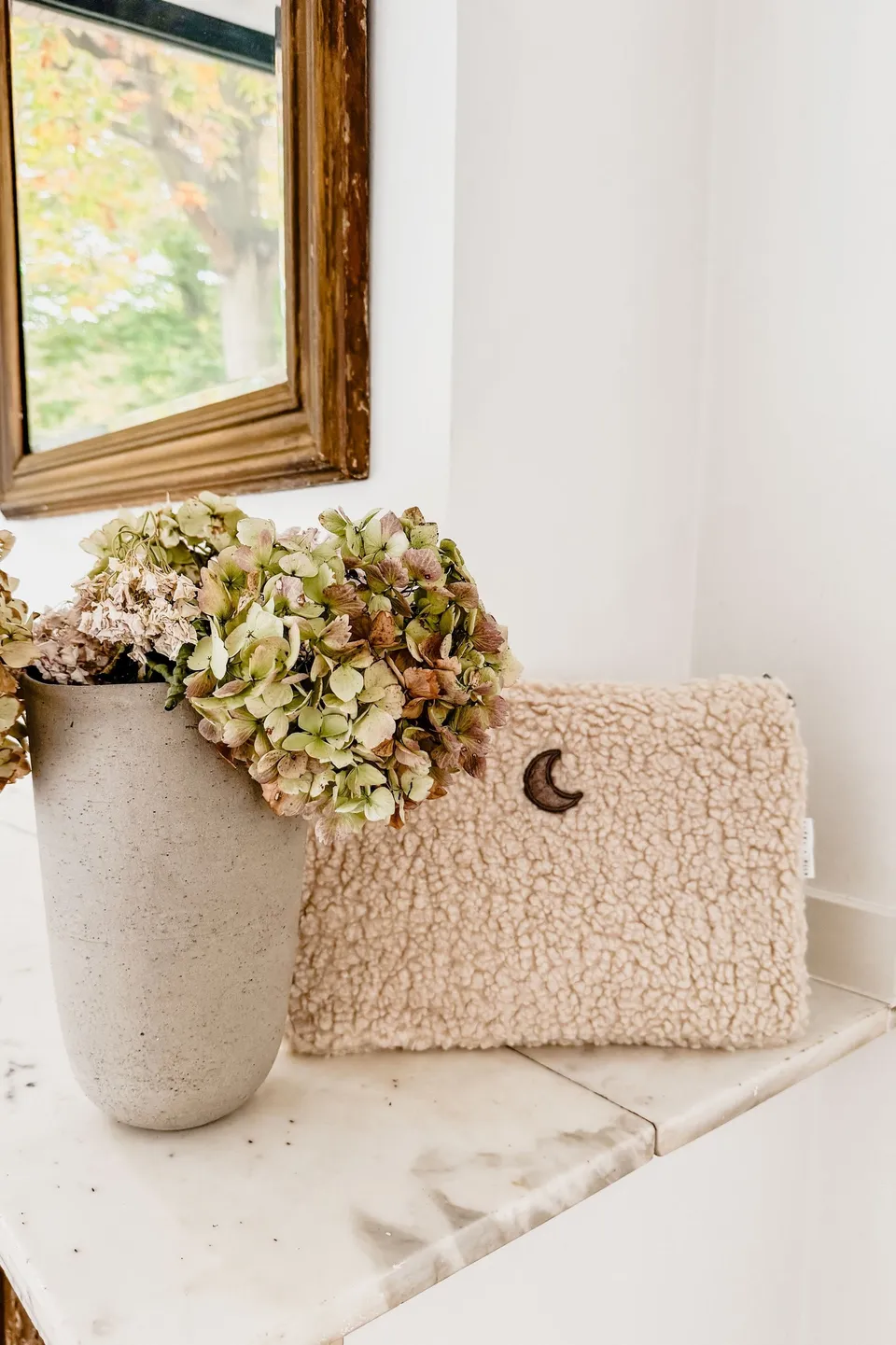 Ella and Rapha Moon custodia laptop 14 pollici beige teddy