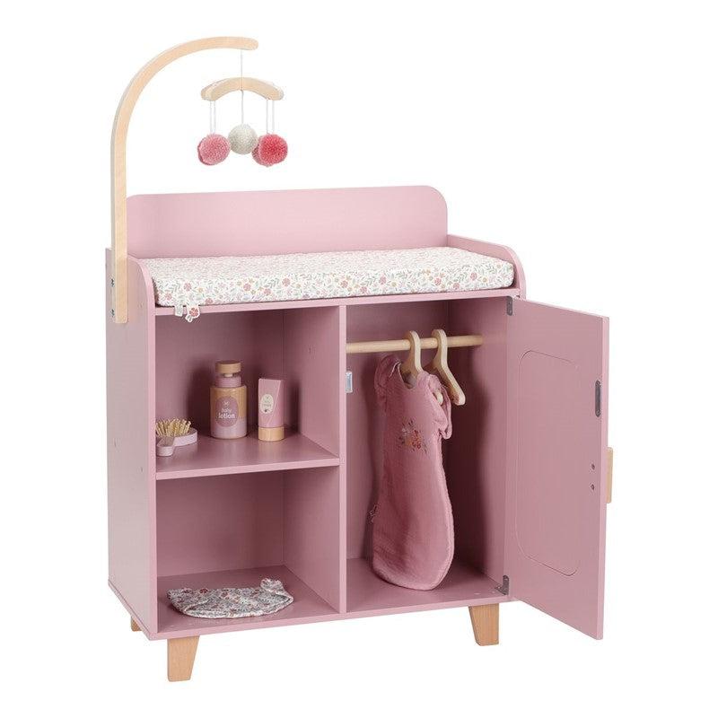 Little Dutch fasciatoio bambole armadio legno con accessori