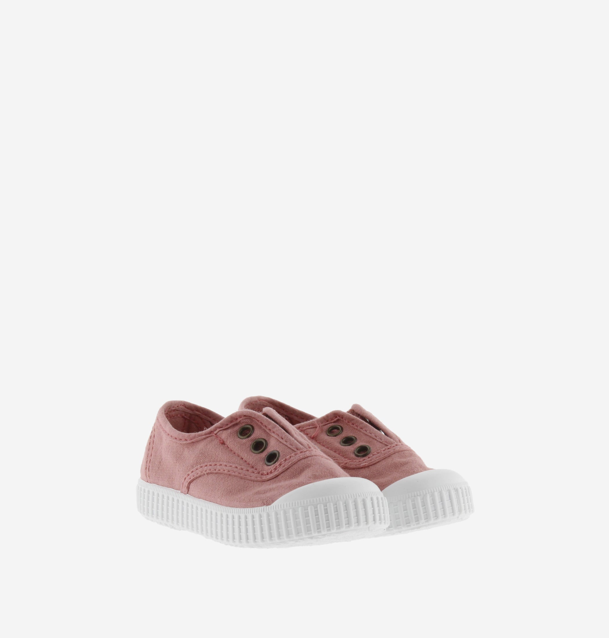 Victoria sneakers tela bimba rosa nude cotone ecologico