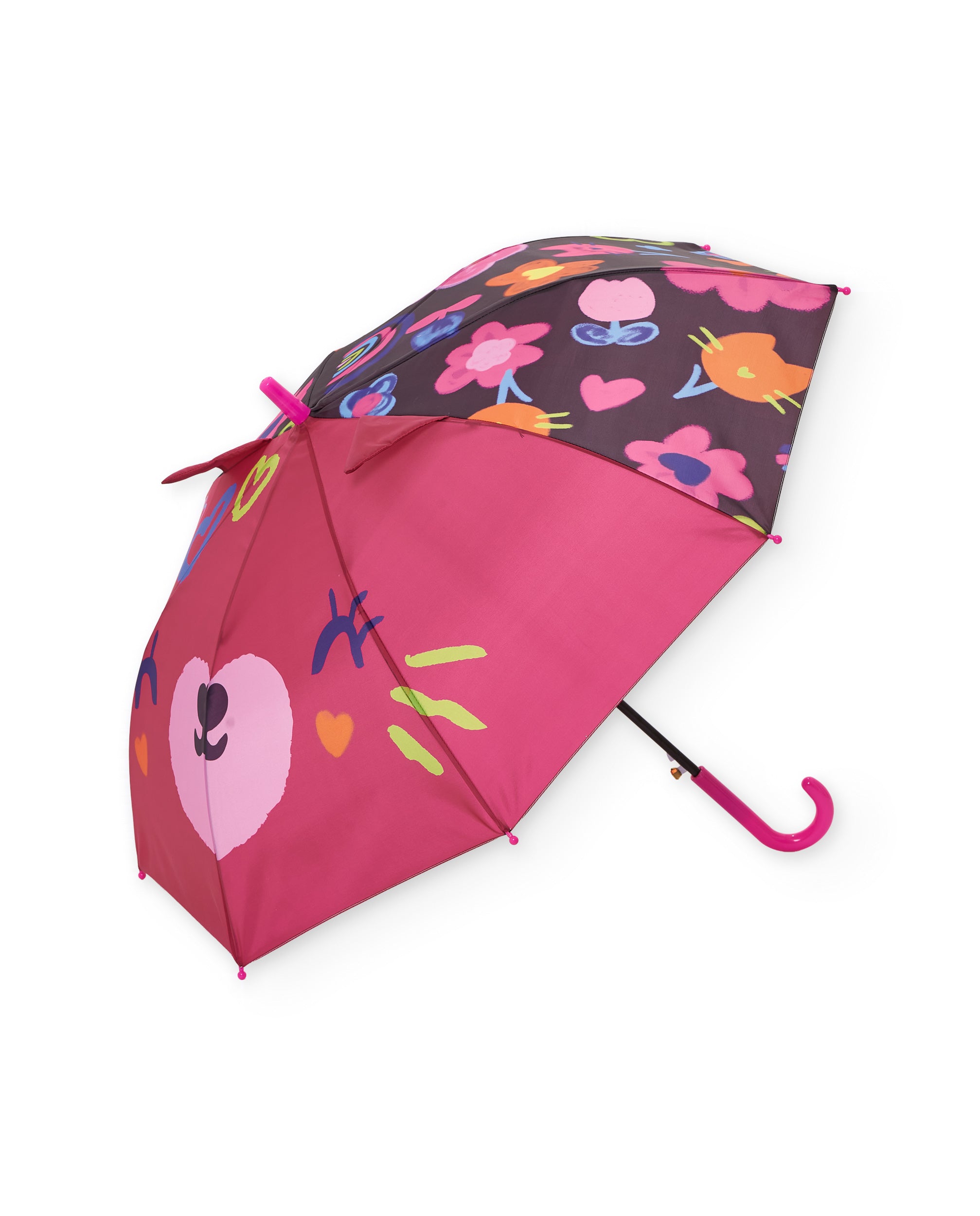 Tuc Tuc ombrello bambina multicolore fiori automatico