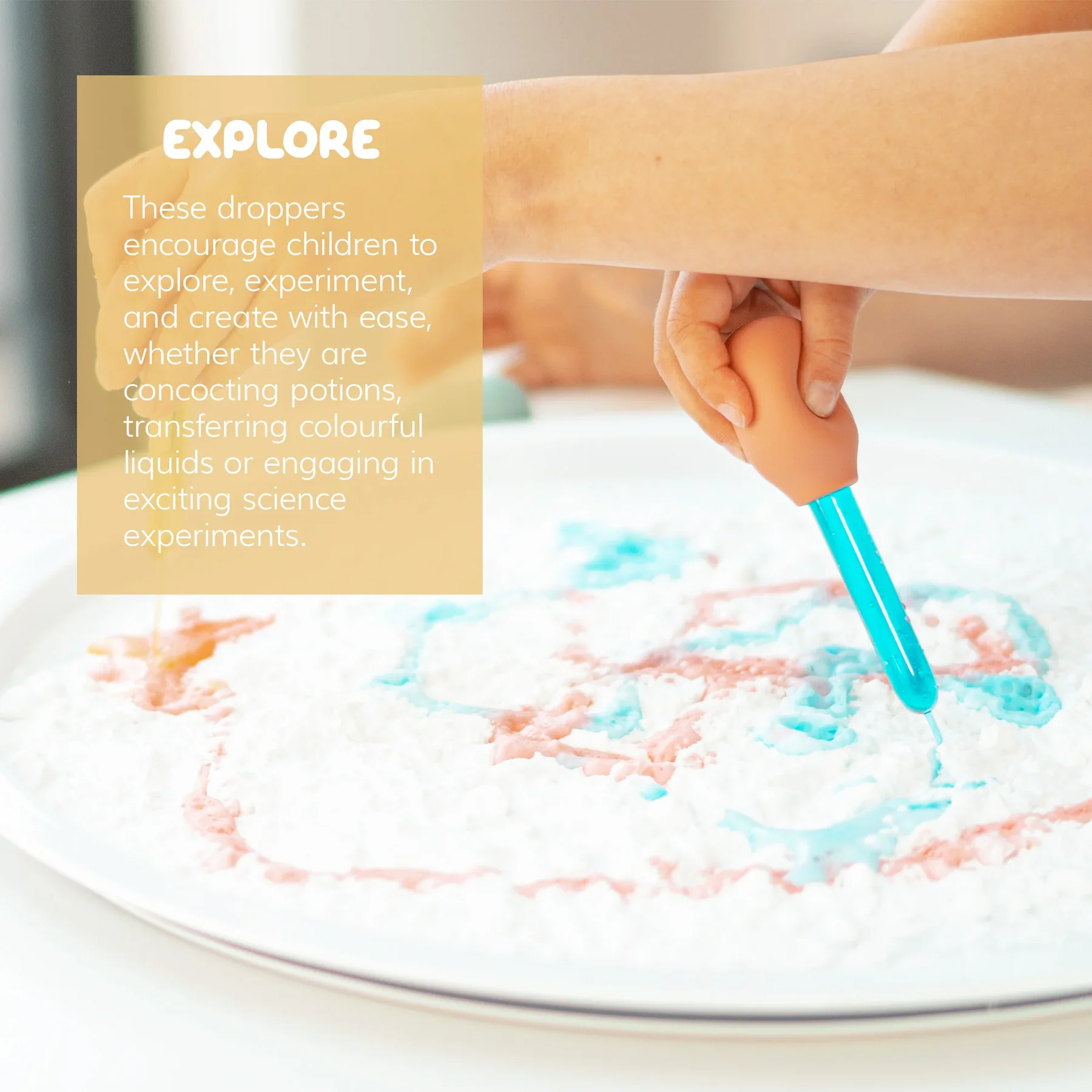 Inspire My Play Pipette Silicone Set 6 Pezzi