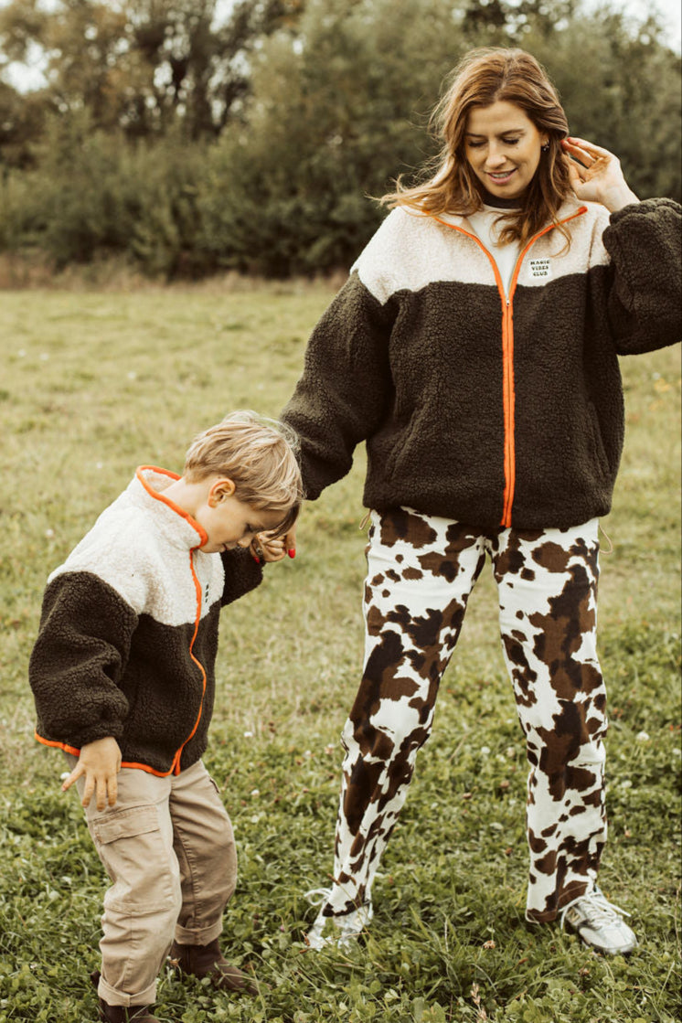 Ella and Rapha Teddy Jacket giacca teddy kaki taglia unica
