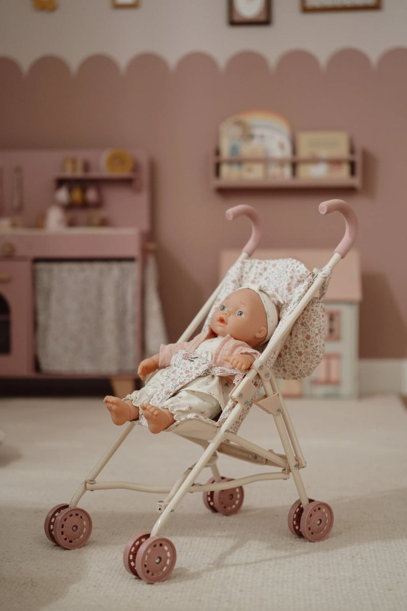 Little Dutch passeggino bambole metallo rosa
