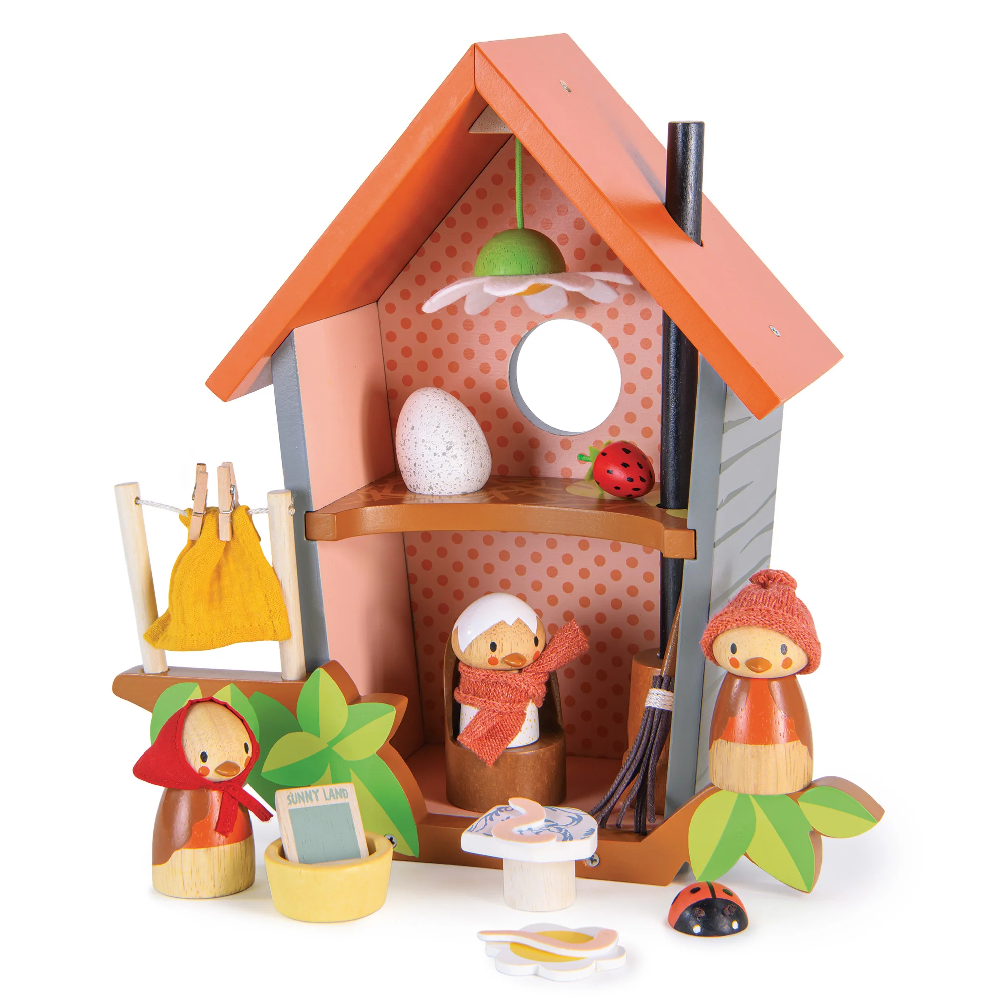 Tender Leaf Robin's Nest Box casetta legno 27 cm nido