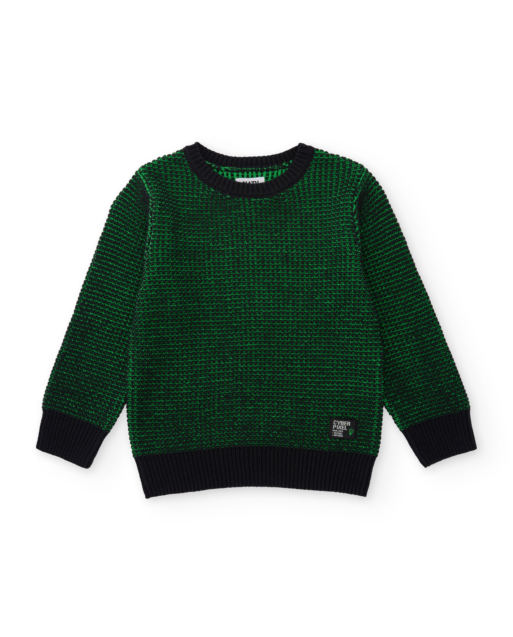 Tuc tuc maglione bambino girocollo verde maglia calda