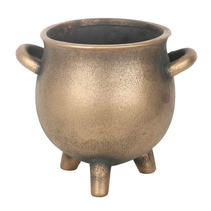Herbal Magic Calderone Bronze vaso terracotta 15x20x17 cm erbe