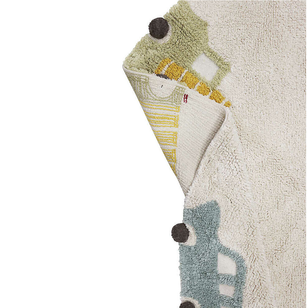 Lorena Canals Eco City Wheels tappeto tondo 140 cm cotone