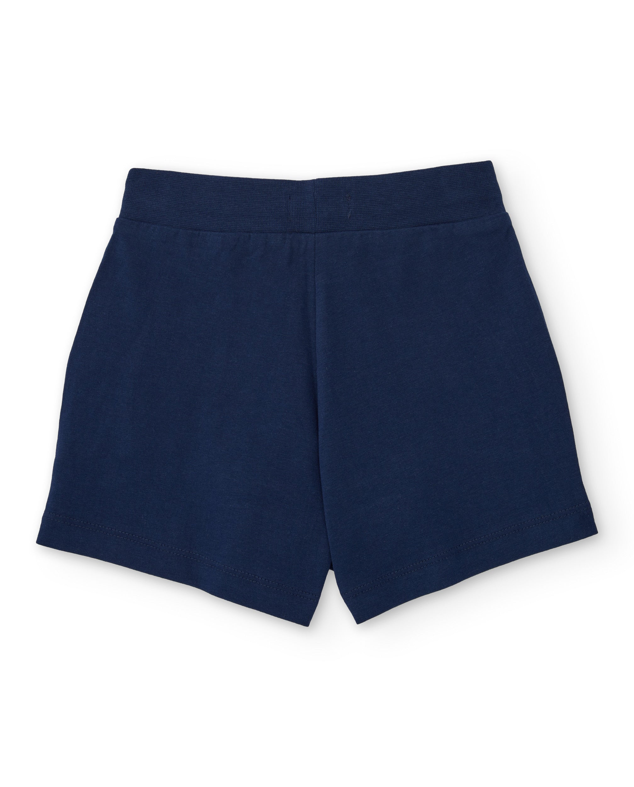 Tuc tuc shorts maglina bambina vita elastica blu