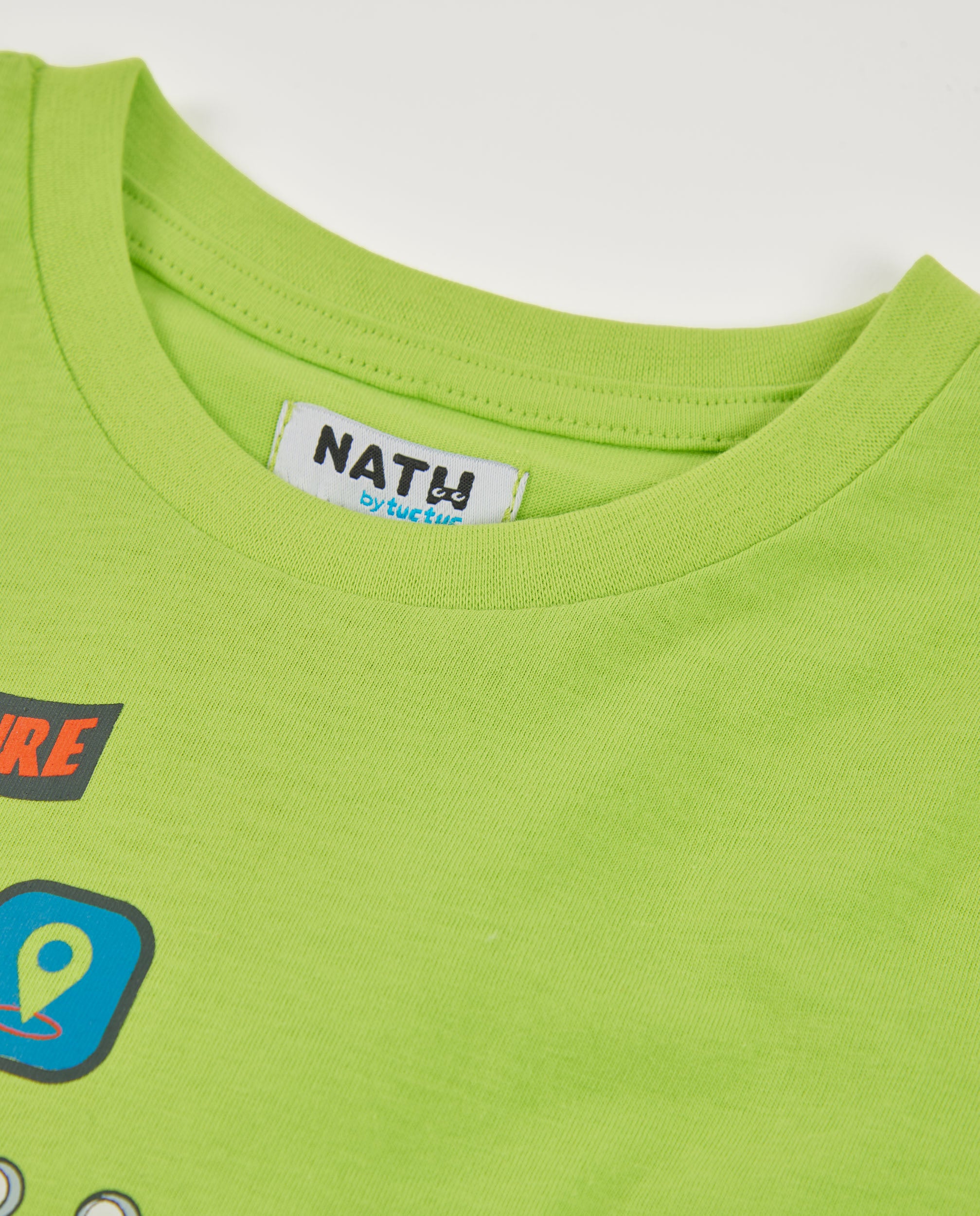 Tuc Tuc maglietta bambino verde lime fuoristrada