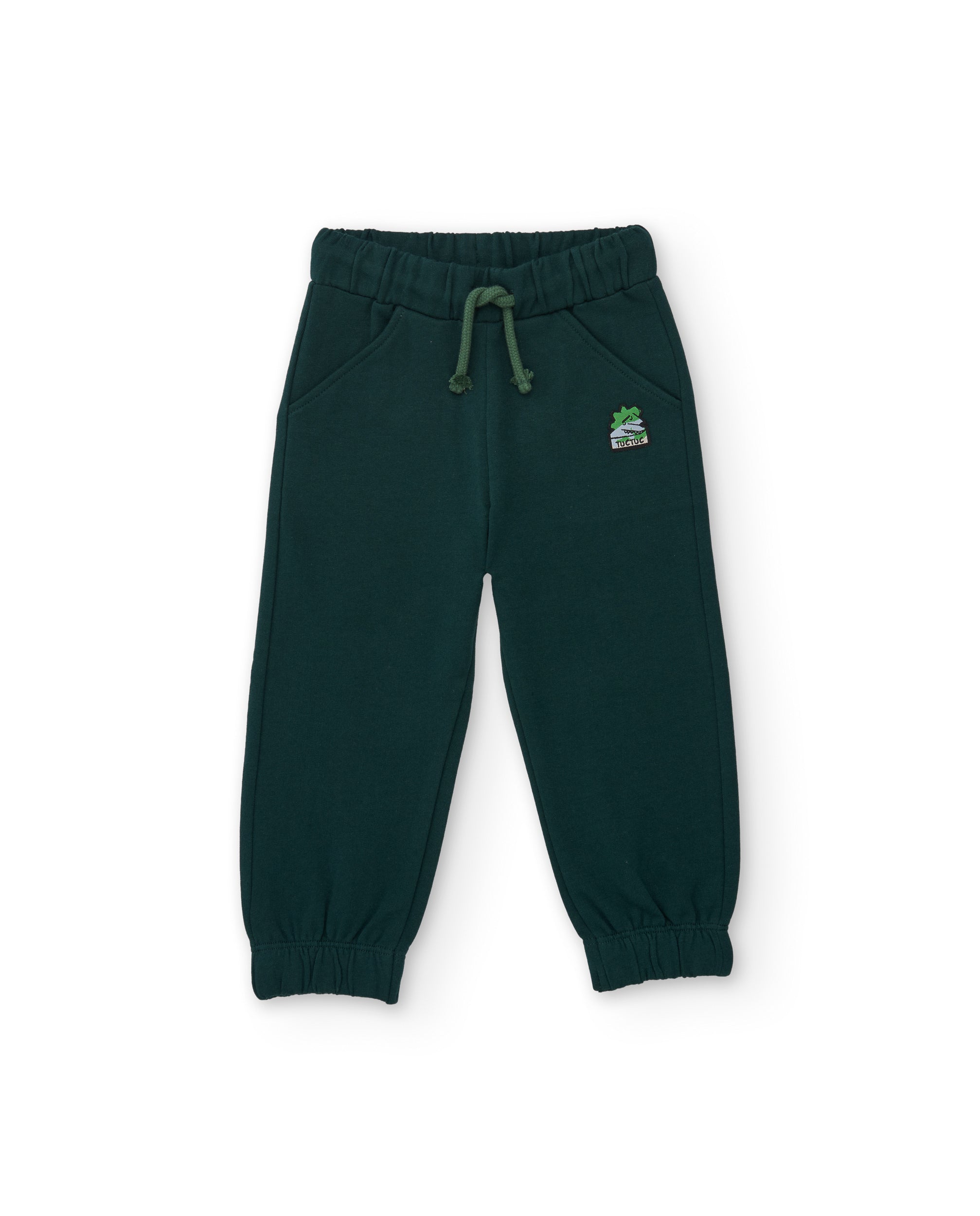 Tuc Tuc pantalone tuta bimbo felpa coulisse verde