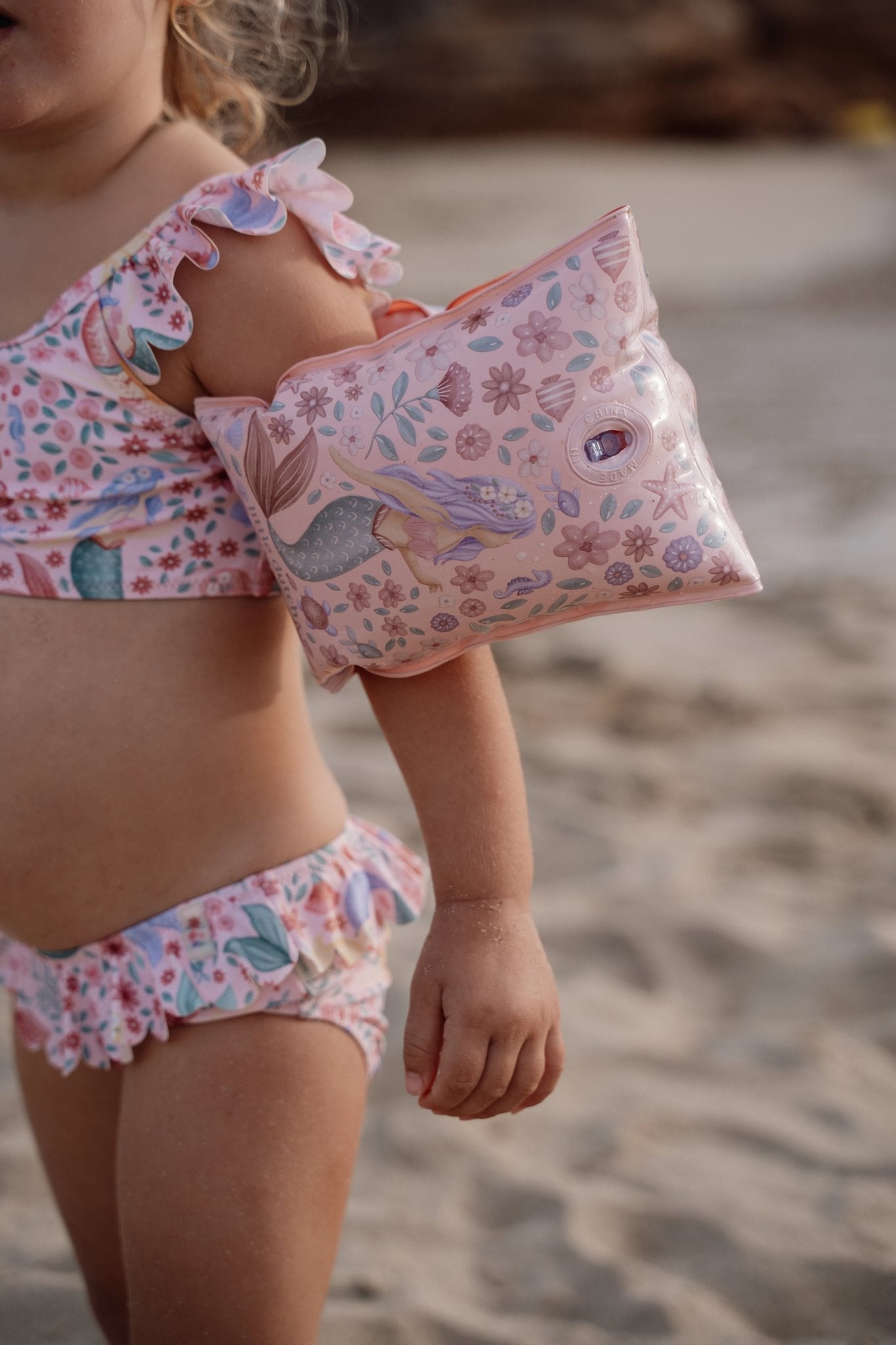 Little Dutch braccioli nuoto bambina rosa sirene PVC