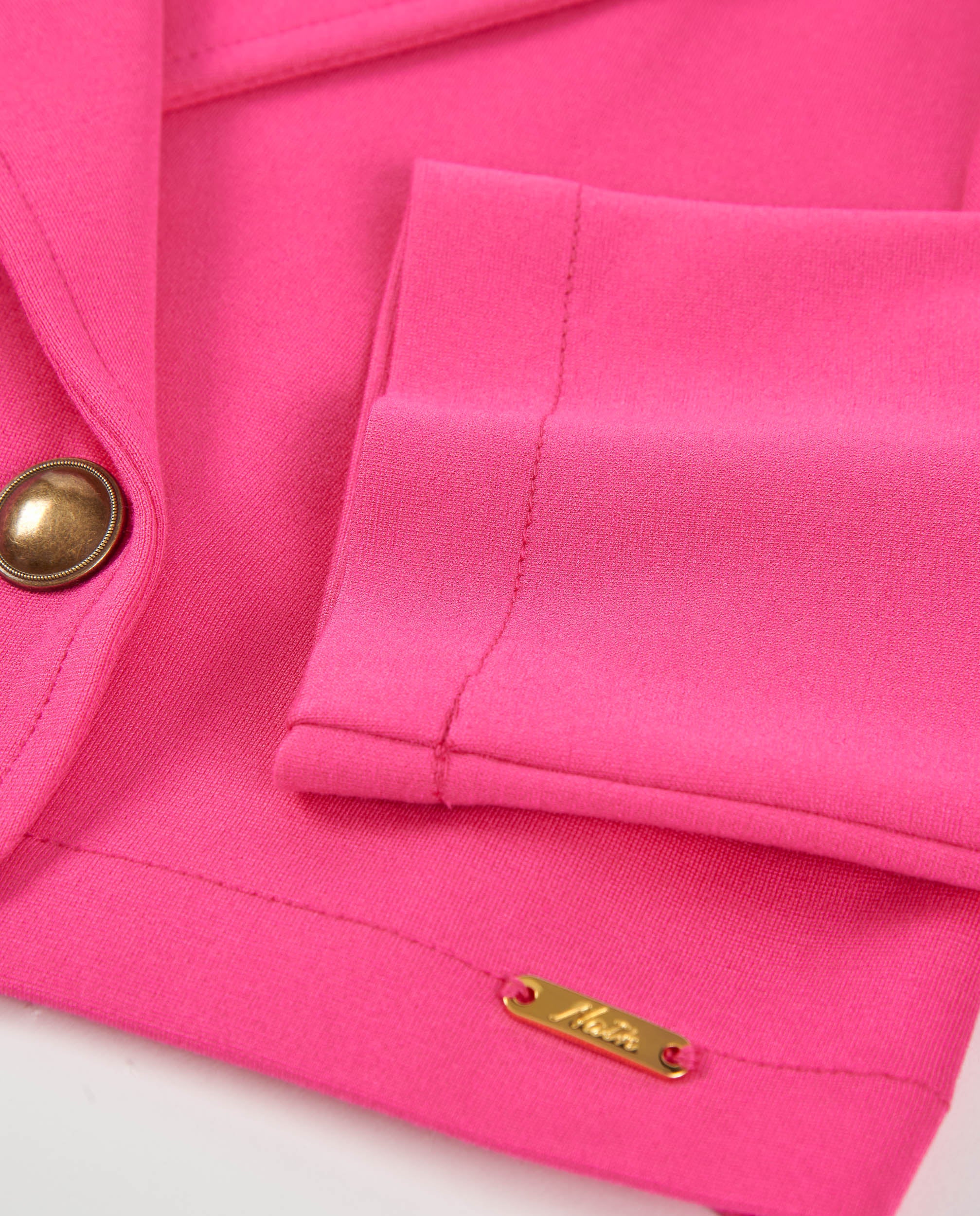 Tuc tuc blazer bambina fucsia doppiopetto maglia