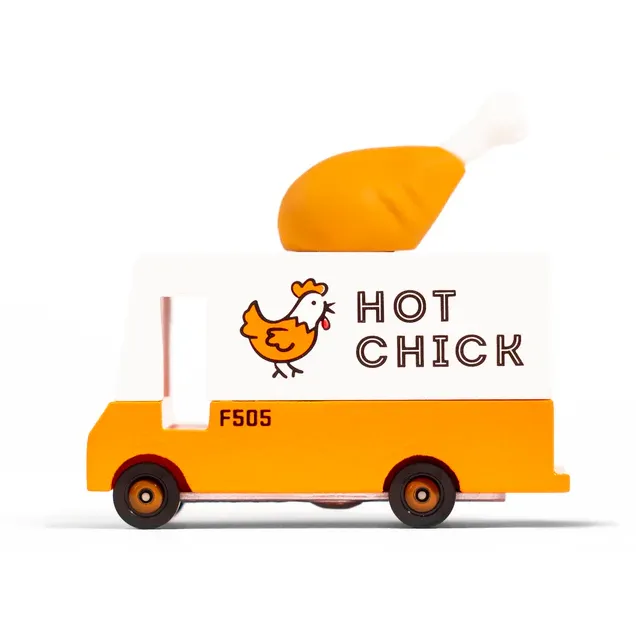 Candylab Candycar Chicken Van macchinina legno 8,4 cm