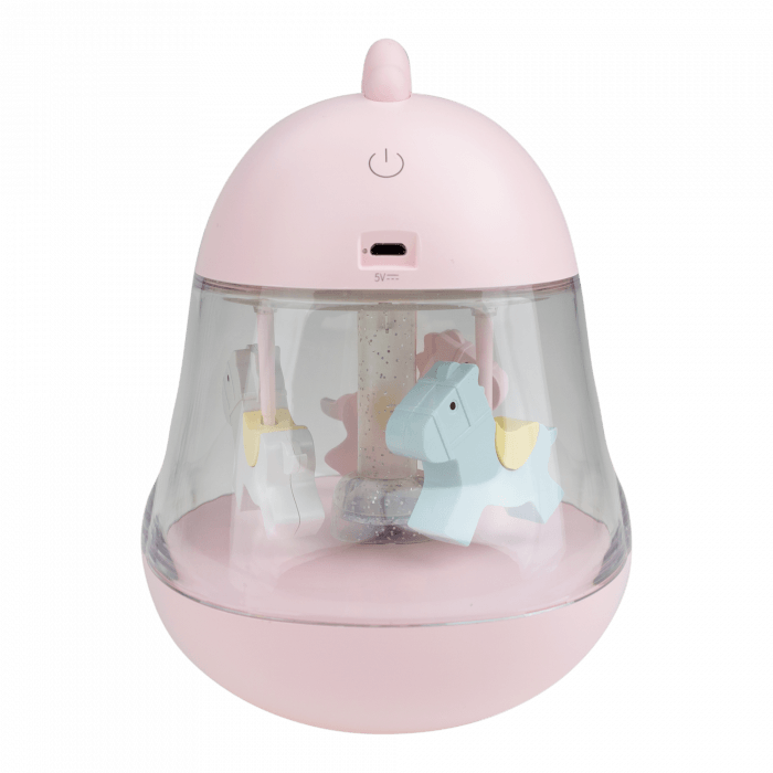 Mary’s Carosello Rosa lampada carillon bimbi USB luce calda + RGB