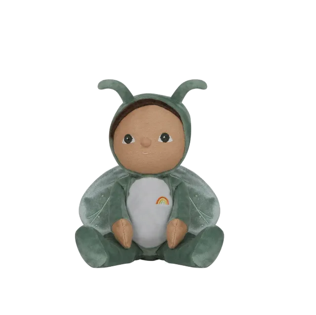 Olliella Dinky Dinkums Gideon Grasshopper bambola 22 cm verde