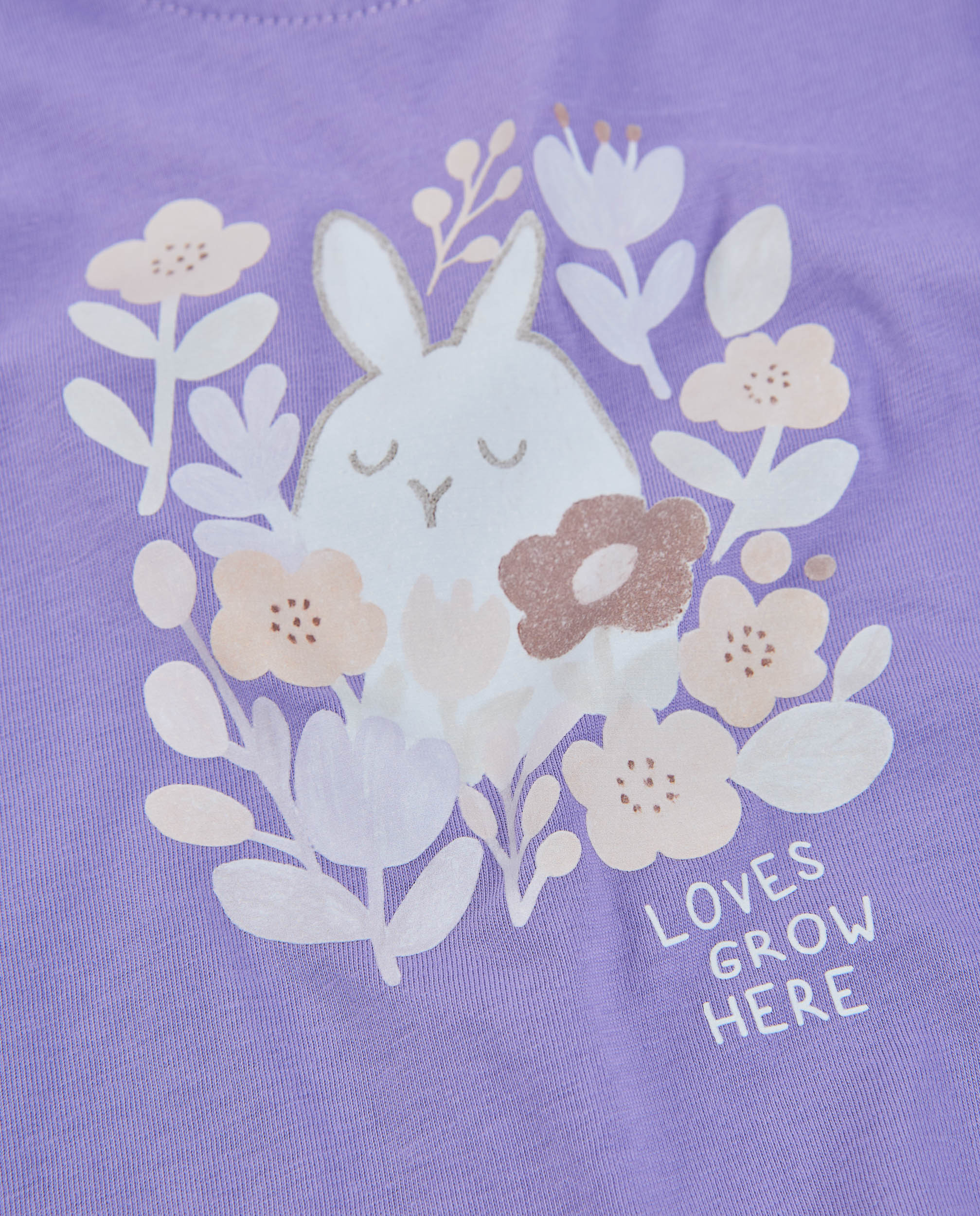 Tuc Tuc Cute Forest maglietta bimba lilla coniglio