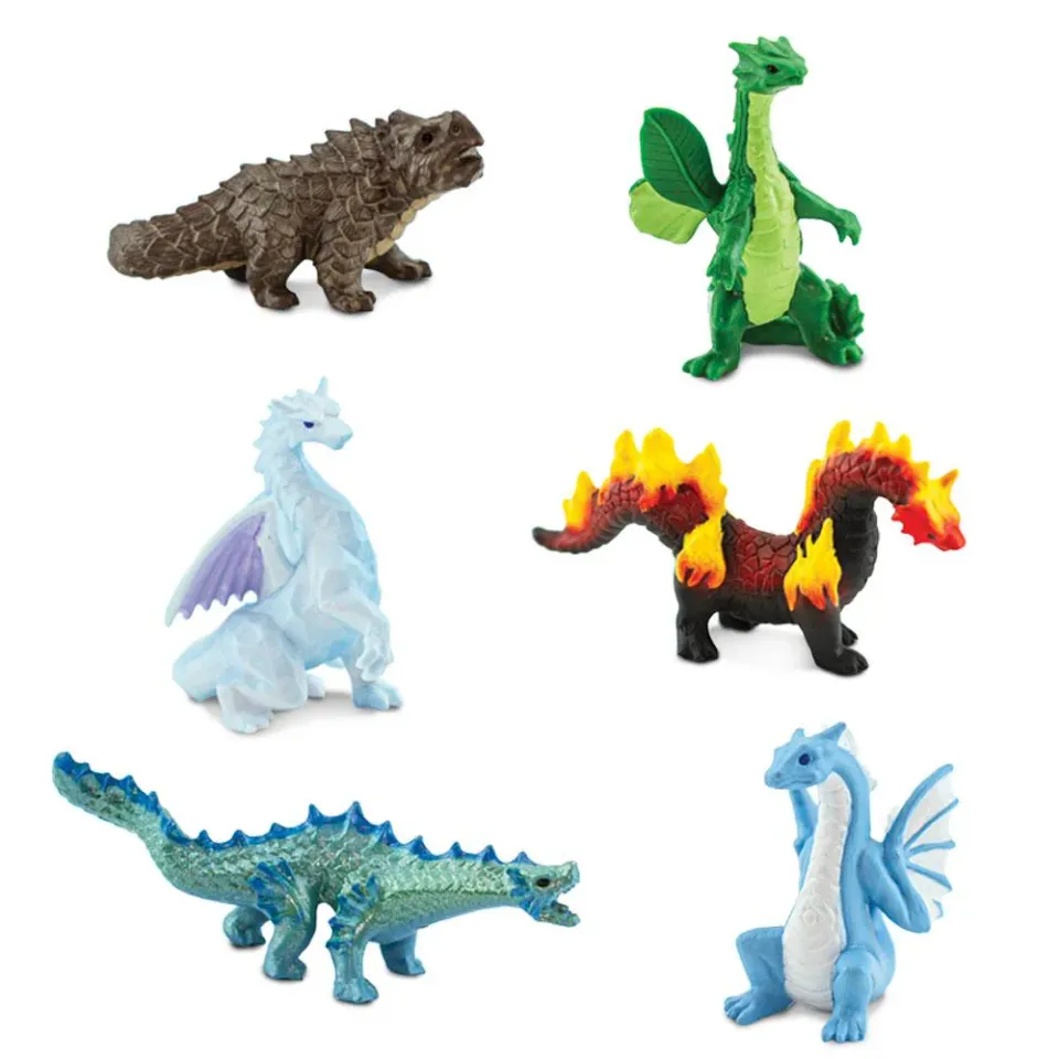 Safari Ltd Toob Draghi Elementi 6 miniature