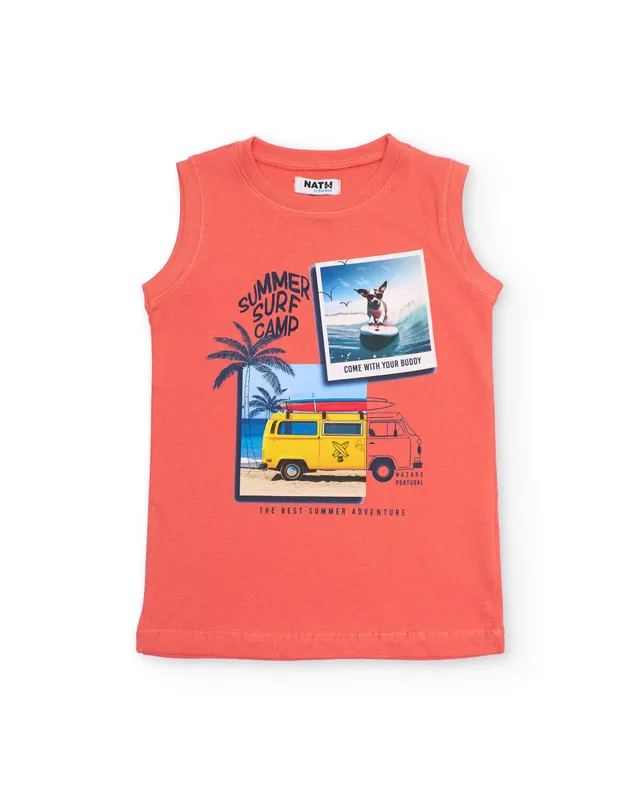 Tuc Tuc maglietta bimbo arancione surf smanicata