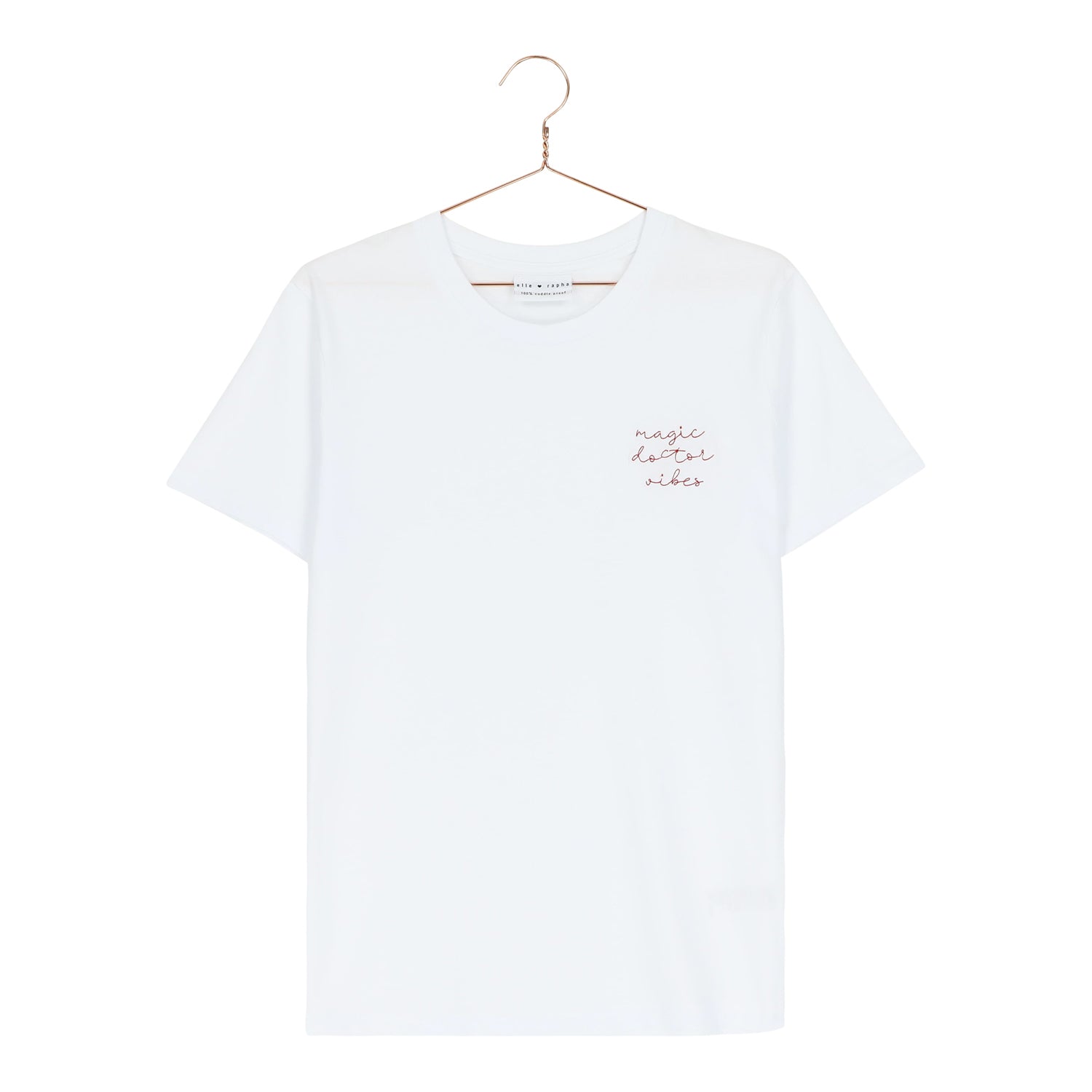 Ella and Rapha Magic Doctor t-shirt bianca cotone organico