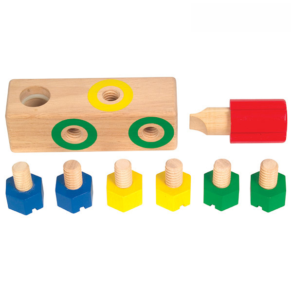 Guidecraft Screw Block set avvita-svita 6 viti