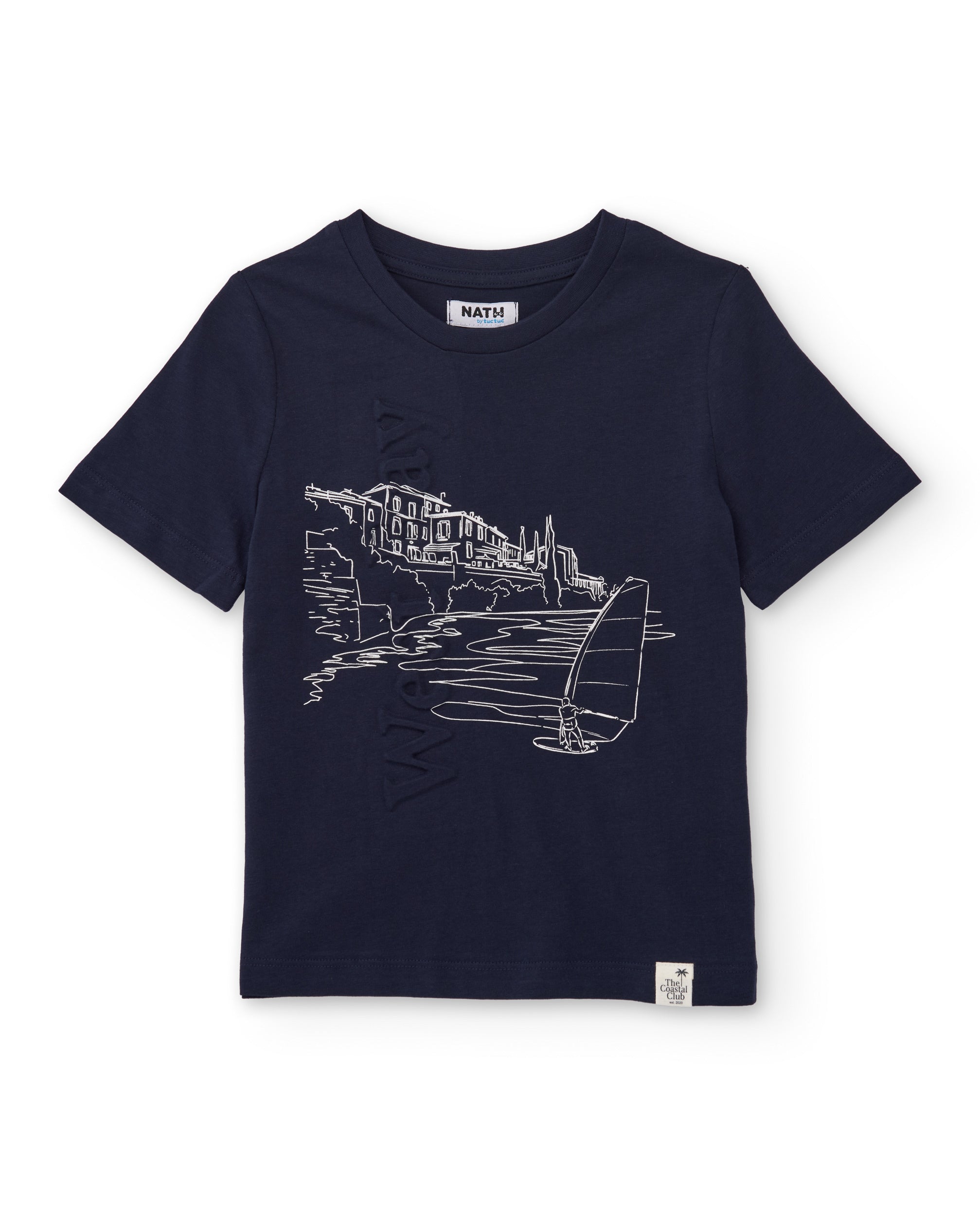 Tuc tuc t-shirt bambino costa blu navy