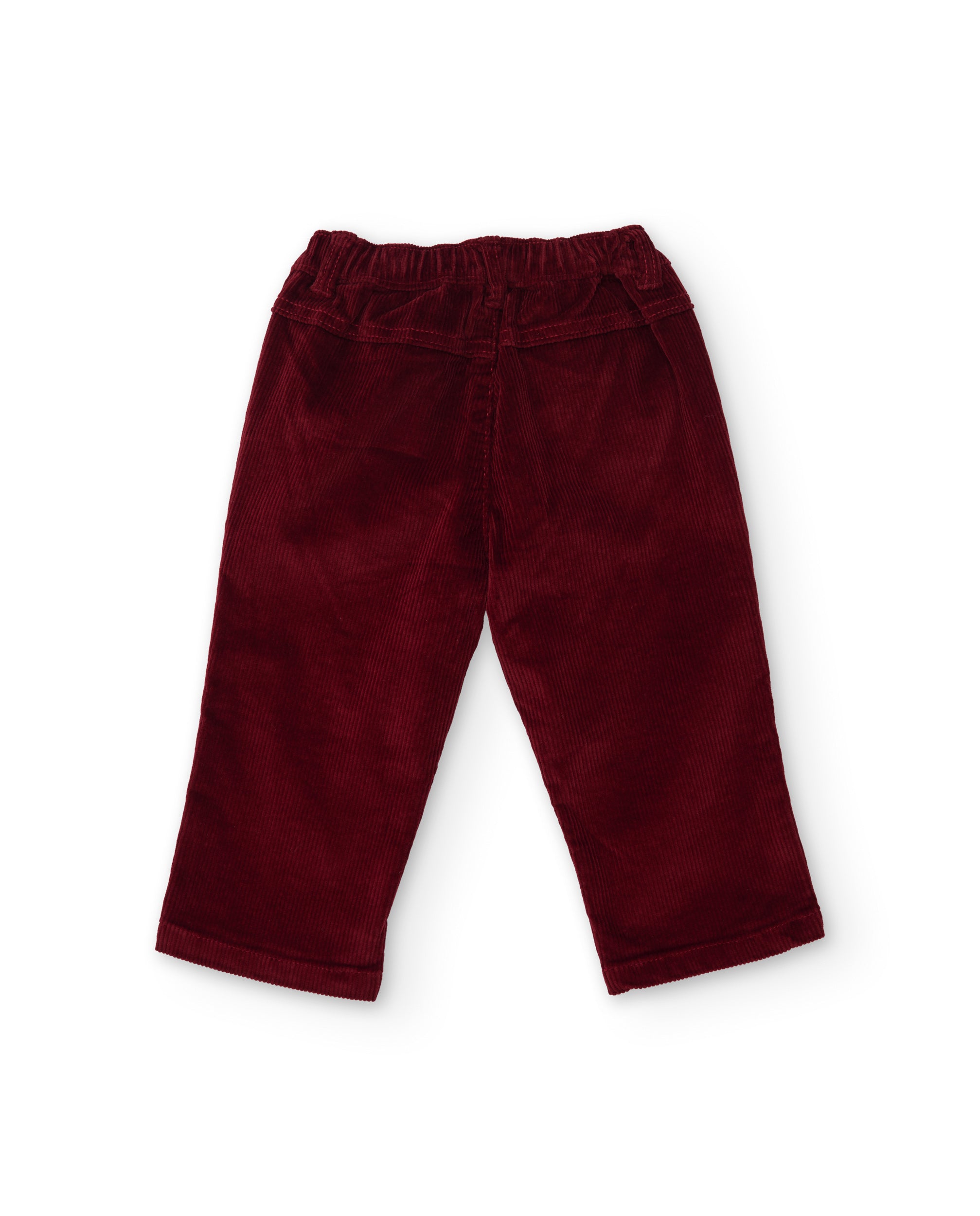 Tuc Tuc pantalone bambino velluto bordeaux elastico