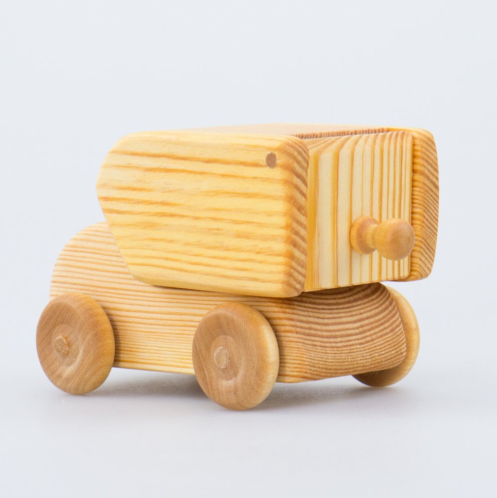Drei Blatter Furgoncino Mini Auto in Legno con Cassone